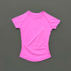 NCOYOE Gym Tank Top Women Short Sleeve Seamless Yoga Top Sports Breathable Slim Fit Workout Shirts Running Fitness Activewear