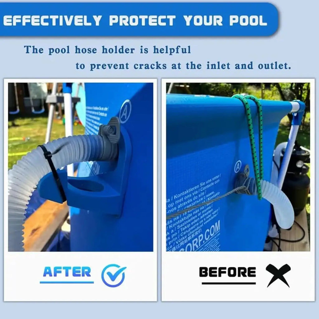 Non-slip Leak Proof Pool Pipe Holders Tube Hangers for Indoor Outdoor Garden Farm Beach Party Water Pipe Fixing