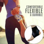 WRELS Adjustable Ankle Brace Compression Sleeve Breathable Support for Sports Running Basketball Sprain Recovery