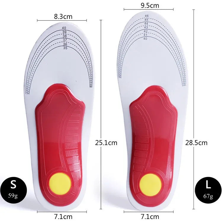 Orthopedic Insoles Arch Support Flatfoot Shoe Insole Sports Inserts Foot Cushion Heel Pads for Men Women Foot X/O Leg Correction