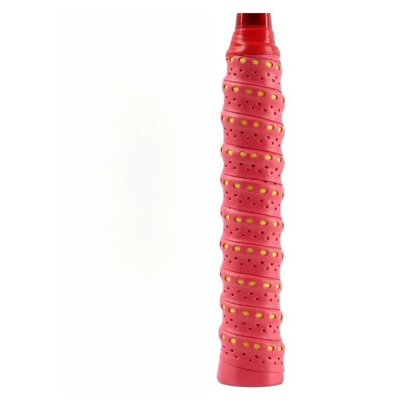 Shock Absorption Anti‑Slip Sport Overgrip Tape Sweatproof Grip Tape for Tennis, Badminton & Sports Equipment with Sweatband