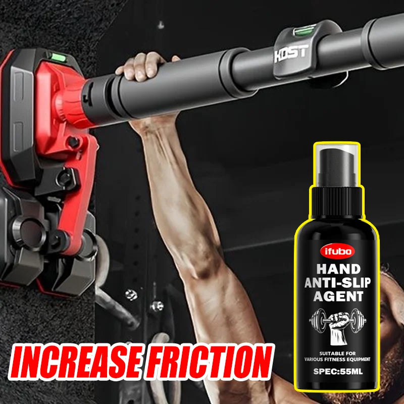 IFUBO 55ML Hand Anti Slip Grip Enhancer Spray Long Lasting Sweat Proof for Golf Badminton Weightlifting Rock Climbing Basketball
