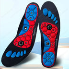 Unisex Magnetic Therapy Sports Insoles Acupressure Massage Arch Support Slimming Weight Loss Anti-Fatigue Health Care Pads