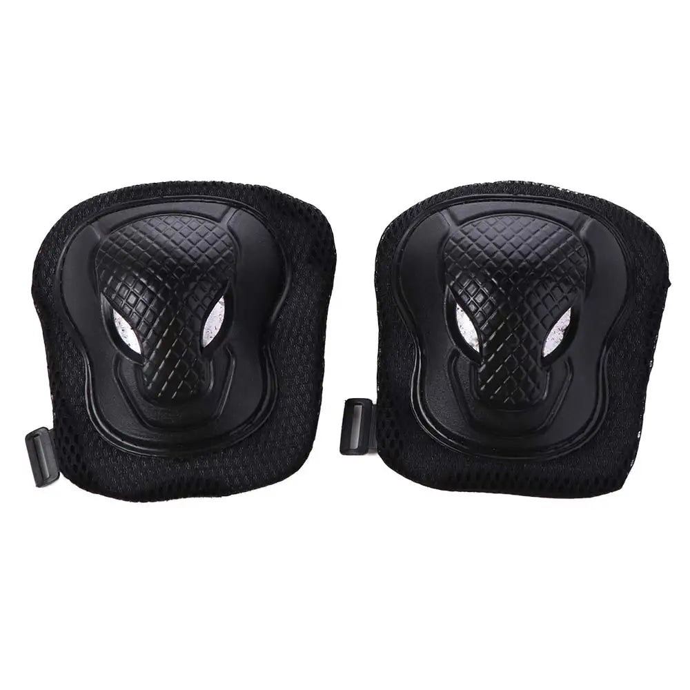 6Pcs/Set Knee&Elbow&Palm Skateboard Protection Gear Thicken Breathable Inline Skating Protector Safety Light