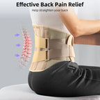 Back Brace for Men Lower Back,Back Support Belt,Breathable Lower Back Support Belt Pain Relief With 6 Stays for Heavy Lifting