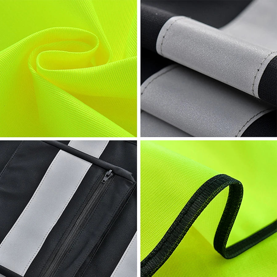 Night Walking Highlight Vests Outdoor Adjustable Safety Vest Lightweight Biking Safety Straps Waterproof Running Gear