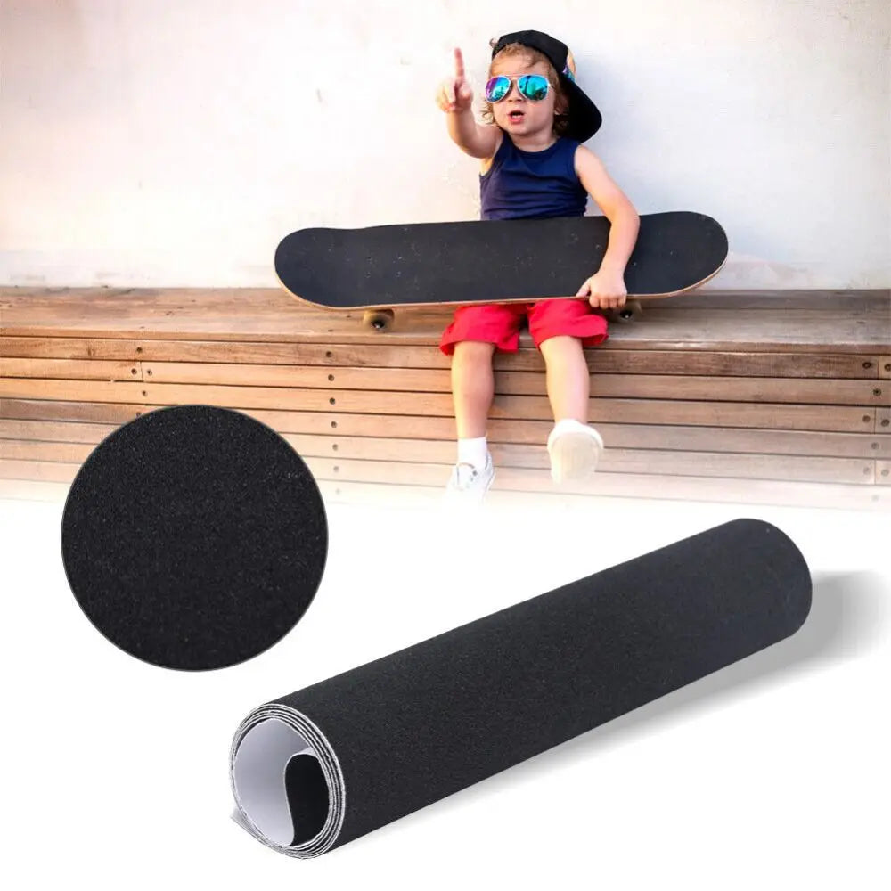 Skateboard Deck Sandpaper Grip Tape Skating Board Longboard Sandpaper Griptape Skating Board Sticker Professional