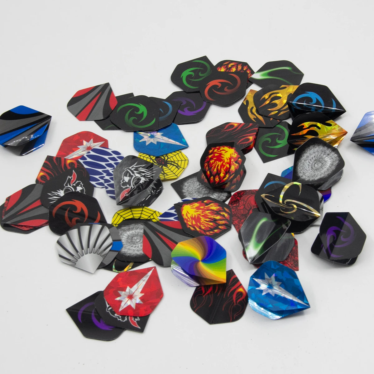 60Pcs Dart Flights, Professional Standard Dart Accessories, Colorful Replacement Flights for Training, Clubs, and Casual Play