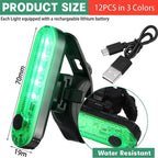 Boat Navigation Lights Kayak Lights for Night Operated Boat Stern Led Boats Safety for Pontoon Dinghy 4 Types Flashing Mode