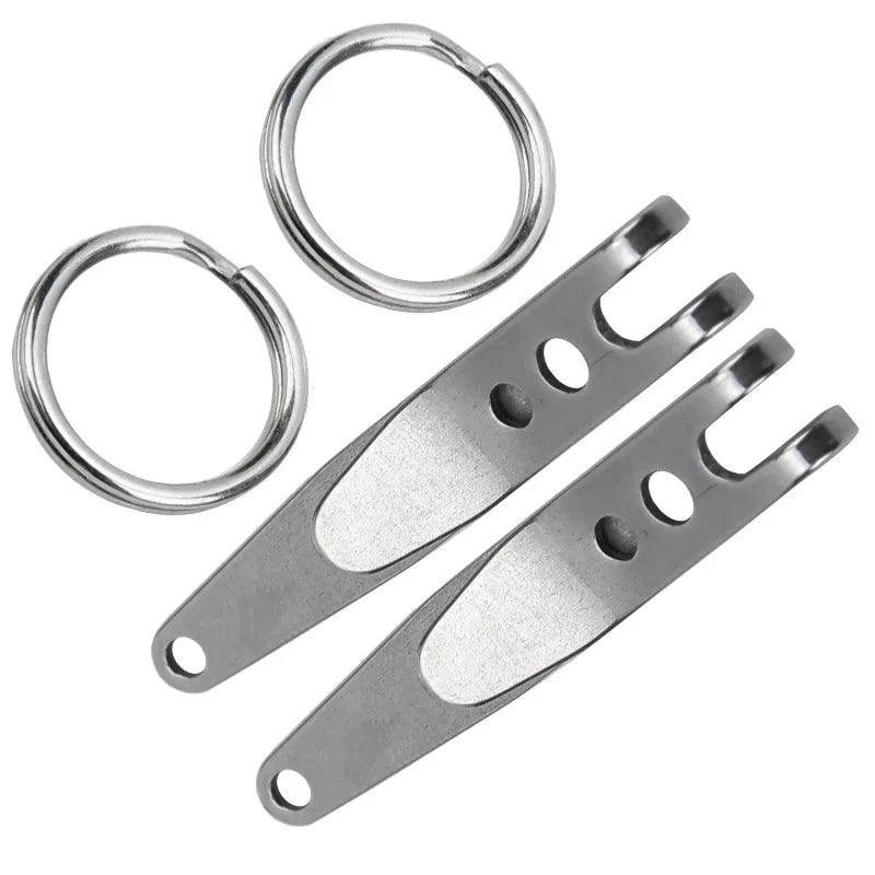 Outdoor Belt Clip Suspension Pocket Clip Key Holder with Keychain Mini Suspension Clip Keychain Pocket Clip
