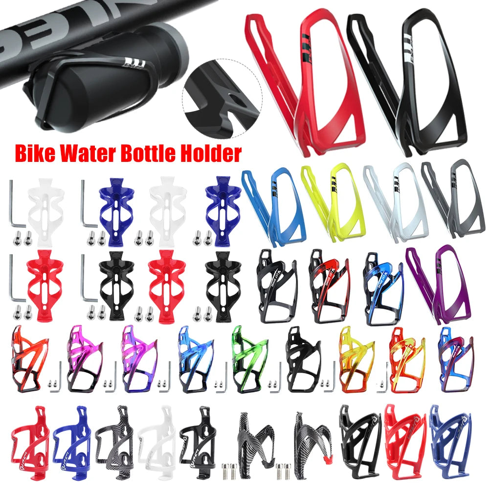 Bicycle Water Bottle Cage Strong Bicycle Drink Bracket Rack Colorful Gradient Cycling Bottle Holder Road Mountain Bike Accessory