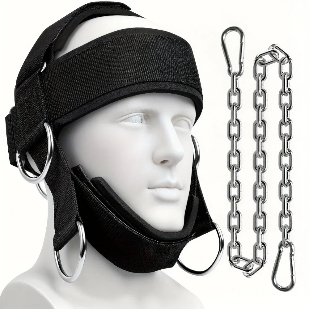 Head Trainer Weight Lifter - Neck Brace for Strengthening Neck and Core Muscles - Neck Exerciser