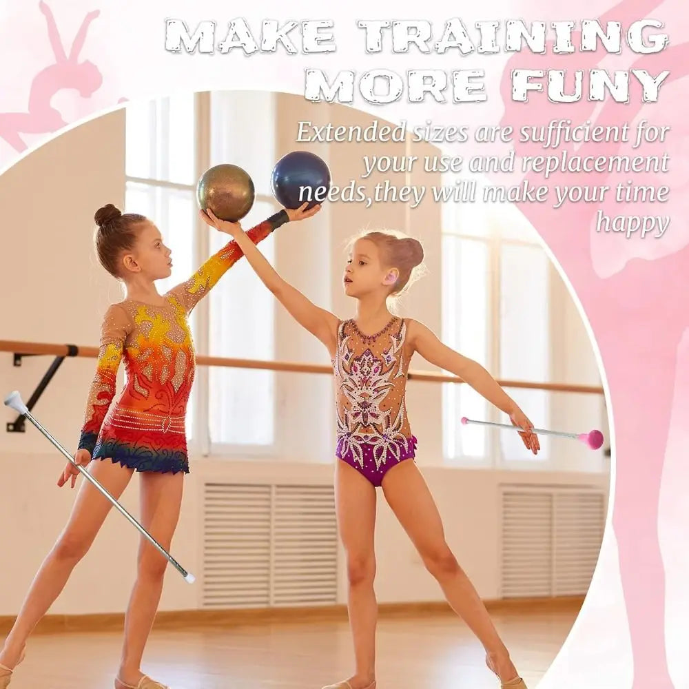 Oiloda Twirling Baton 21 Inches Marching Baton Spinning Dance Baton Metal Gymnastics Parade Stick for Child in Majorette