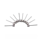 10/20/100Pcs Ball Air Needle Stainless Steel Pump Pin Basketball Inflating Pump Needle Football Inflatable Valve Adaptors Nozzle