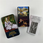 Metal Box Pink Gilded Edition Tarot Of Oppositions Cards Divination Deck With Paper Guidebook English Classical Board Games
