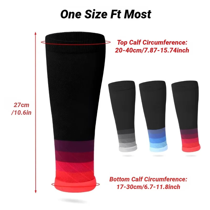 Calf Compression Sleeves Compression Sports Socks Long Pressure Stockings Leg Compression Sleeve Calf Support Assists Leggings