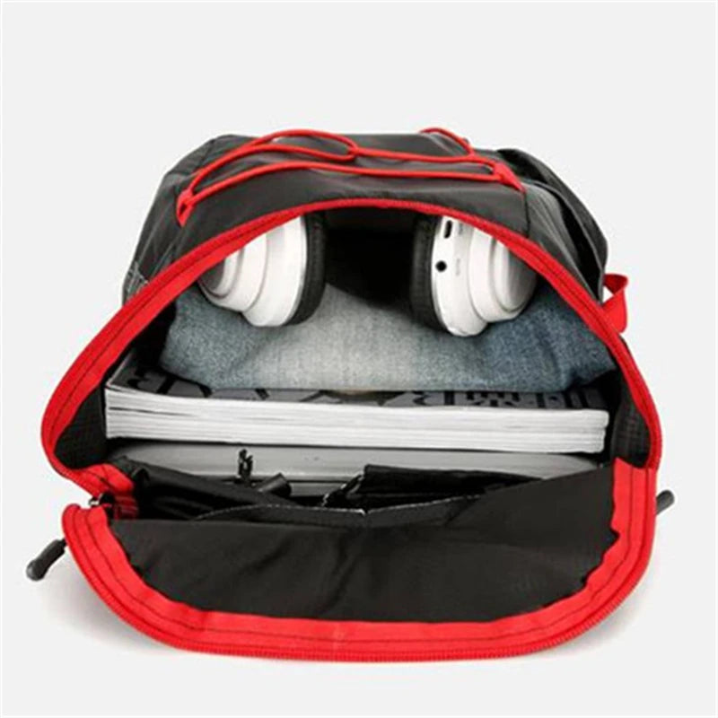 Camping Hiking Multifunctional Outdoor Folding Sports Backpack Ultra Lightweight Carrying Waterproof Nylon Fabric Fitness Bag