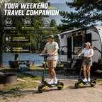EOEOTWO 1200W Off Road Electric Scooter for Adults 48V Long Range E-Scooter 30MPH Fast Speed 11" Tubeless Tire Foldable Kick Scooter