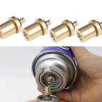 1/2/4/6pcs Gas Refill Adapter Outdoor Camping Cylinder Gas Tank Gas Burner Accessories Hiking Inflate Filling Butane Canister