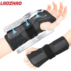 1PCS Carpal Tunnel Wrist Brace – Night Support with 2 Metal Splints,Adjustable Hand Stabilizer for Pain Relief  – Fits Both Hand