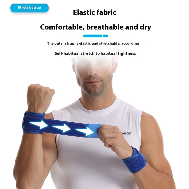 Pressure Wrapping Fitness Wrist Protector, Badminton Basketball Elastic Bandage Protector for Men and Women