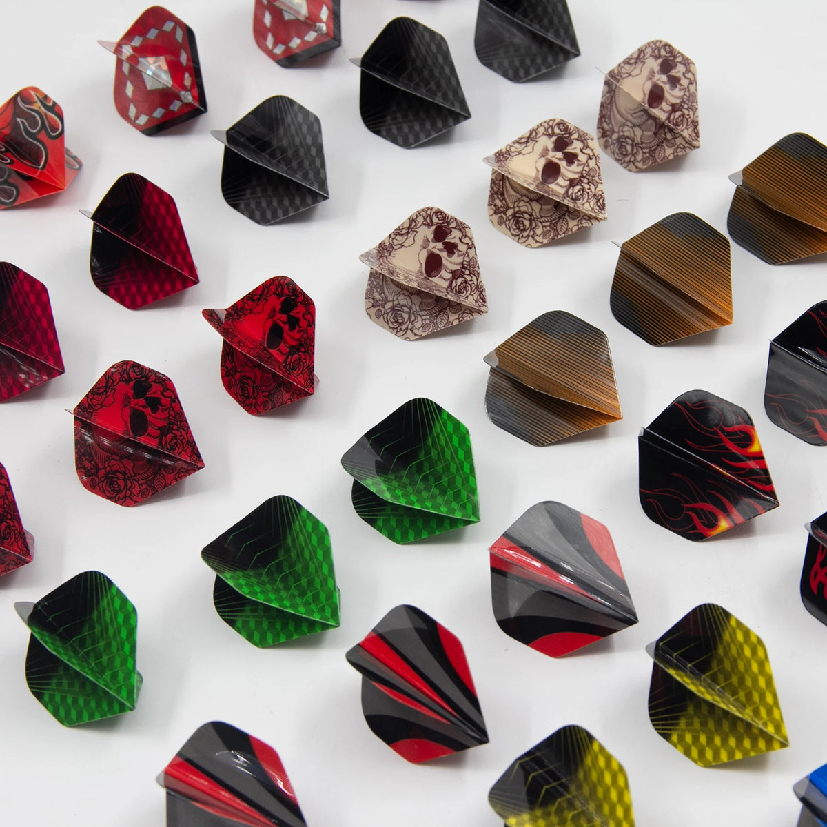 90Pcs Dart Flights, Professional Standard Dart Accessories, Colorful Replacement Dart Wings, Universal Fit for Soft Tip & Steel