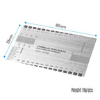 Miwayer Precision String Action Ruler – Professional Luthier Measuring Tool for Guitar, Ukulele, Bass, Banjo & Mandolin