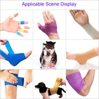 Black Colorful Self Adhesive Elastic Bandage 4.8m Sports Wrap Tape For Knee Support Pads Finger Ankle Palm Wrist Pet Tattoo