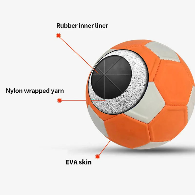 1PC EVA Football Size 5 Wear Resistant Arc Surface Soccer Ball For Training Entertainment Match Outdoor Sports