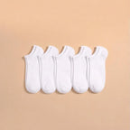 1/3/10Pairs Men's Ankle Socks Soft Breathable Stretchy Solid Color Low Cut Casual Sports Socks for Women Comfortable Fashionable