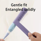 Anti Slip Flat Sweatband for Badminton/Tennis, with Sweat absorbing Grip Rubber to Help Score Points on the Court
