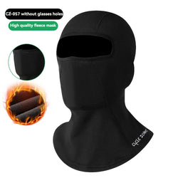 Motorcycle Balaclava Winter Warm Riding Sports Full Face Mask Glasses Hole Windproof Breathable Neck Protect Sunscreen Headwear