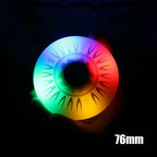 4pcs Flash Inline Skate Wheels 90a LED Lighting Skating Wheels 68/72/76//80mm Speed Skates Rock Fancy Roller Skates PU Tyres