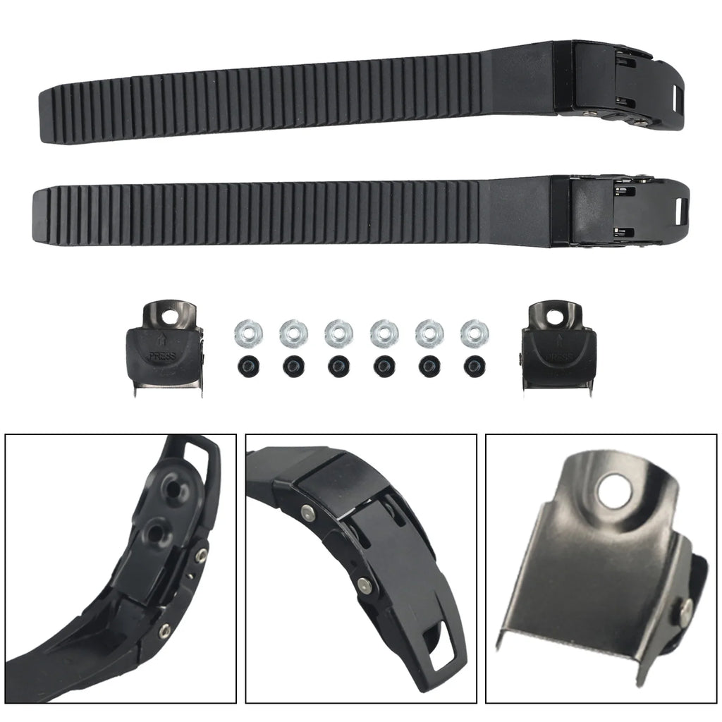Roller Skates Strap Fastening Straps Lnline Part Safe Shoe 210*22*5mm 2Pcs Accessories Buckle Hockey Easy To Use