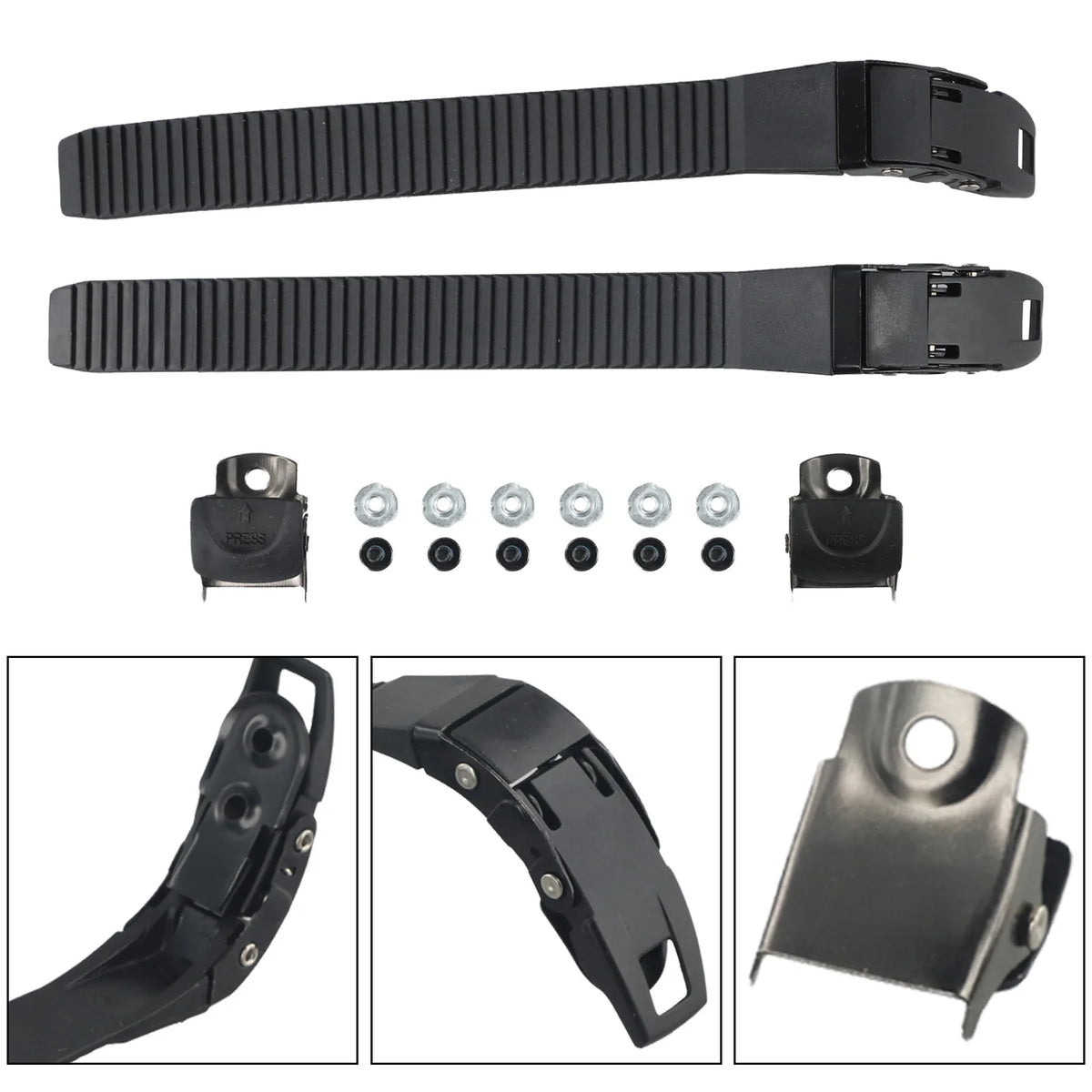 Roller Skates Strap Fastening Straps Lnline Part Safe Shoe 210*22*5mm 2Pcs Accessories Buckle Hockey Easy To Use