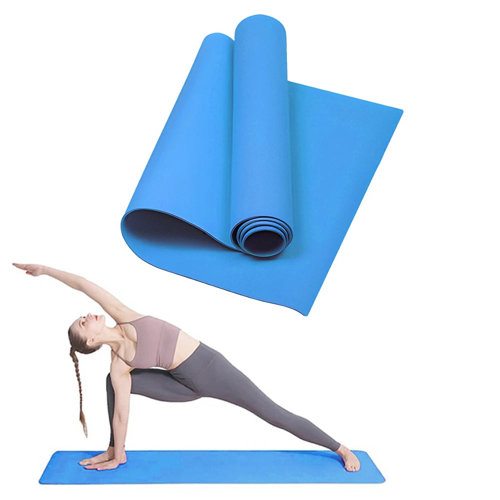4mm Yoga Mat Anti-skid Sports Fitness Mat Thick EVA Comfort Foam Yoga Mat For Exercise Yoga and Pilates Gymnastics Mat