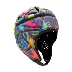 Rugby Helmet Ultralight Adjustable Protective Gear Protective Cap Headgear for Flag Football Sports Baseball Playing Training