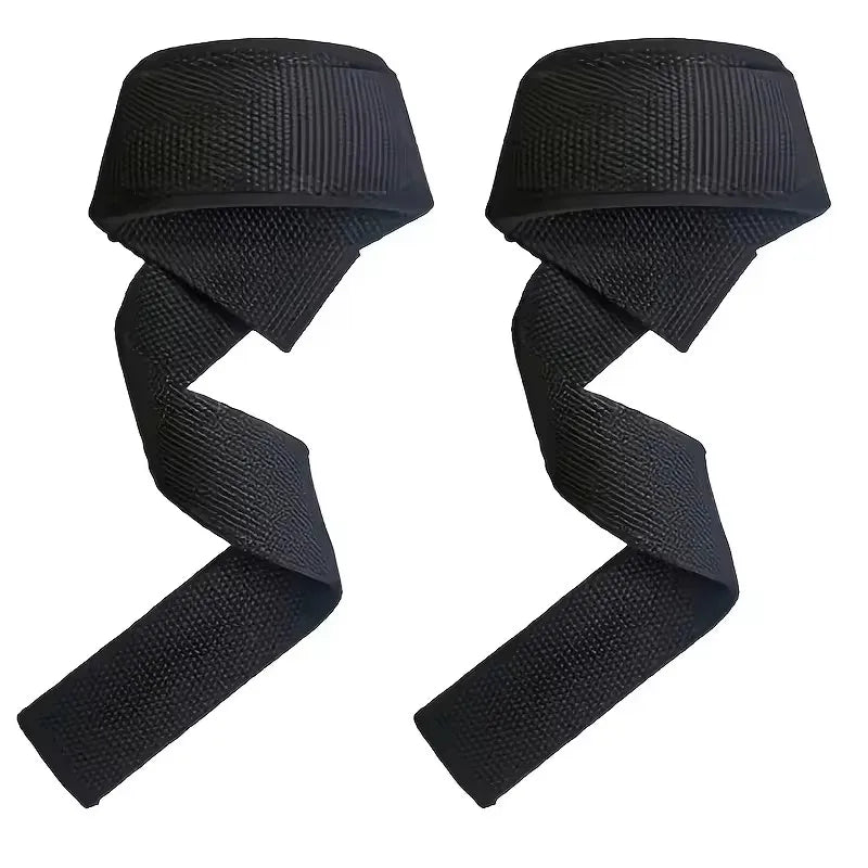 1Pair Non-slip Strap Gym Dumbbell Workout Weights Lifting Straps Crossfit Fitness Equipment Wrist Wrap Lift Exercise Training