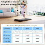 Superun  2-in-1 Home/Office 2.5 HP Walking Treadmill,mini Treadmills for Small Spaces with APP & Remote Control