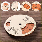 Wooden Melody Tool Round Circle of Fifths Wheel Melody Chord Tool Music Transpose Accessories For Musicians Beginners Songwriter