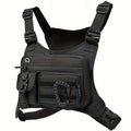 Outdoor Chest Bag Camping Front Chest Vest Backpack Running Bag Hunting Vest Outdoor Rig Sports Travel Training Fanny Pack