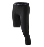 2026 Compression Pant Men Training Gym Leggings with Pockets Running Tights Fitness Basketball Jogging Workout Trouser Polyester