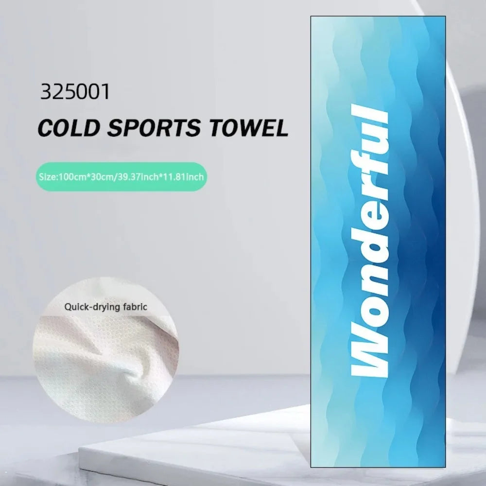 1Pc Quick Drying Towel Breathe Cold-feeling Towel2026Sports Fitness Running Gym Yoga Soft Microfiber Towe