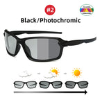 Sports Sunglasses for Men Photochromic Bicycle Mirror Red Polarized Cycling Sun Glasses Women Fishing 2026 UV400 Bike Goggles