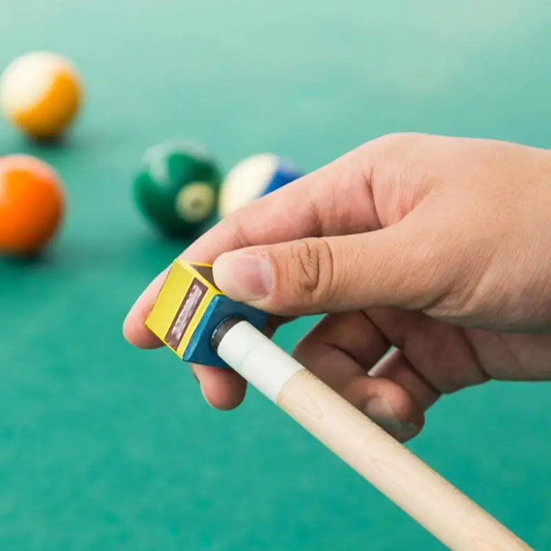 Billiard Cue Tip Repair Kit Pool Cue Repair Set Include Cue Clamp Pool Cue Tips Billiard Cue Tips Billiards Shaper Chalk Cubes