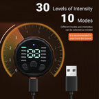 Smart Muscle Toner Abdominal Toning Belt Abs Trainer USB Recharge Body Massager Home Gym Training Fitness Equipment