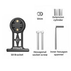 CYCLAMI Extended Out-Front Mount Bike Handlebar Bracket for Adapter Sports Action Camera Garmin XOSS G+ IGPSPORT RAVEMEN