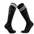 Loogdeel 1Pair 26-45 Kids Soccer Compression Sports Socks Stretchy Knee High Tube Socks Men Women Teens Football Athletic Socks