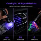 365nm/395nm Mini UV Led Flashlight Usb Rechargeable Nail Lamp Torch Cat Dog Pets Urine Tinea Money Ore Gems Scorpion Check Light