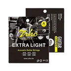 ZIKO 1Set DAG-010 Folk Guitar Strings – Brass,010-048, Extra Light Feel, Balanced Sound, Anti-Corrosion Pack, 880mm Length, 6pcs